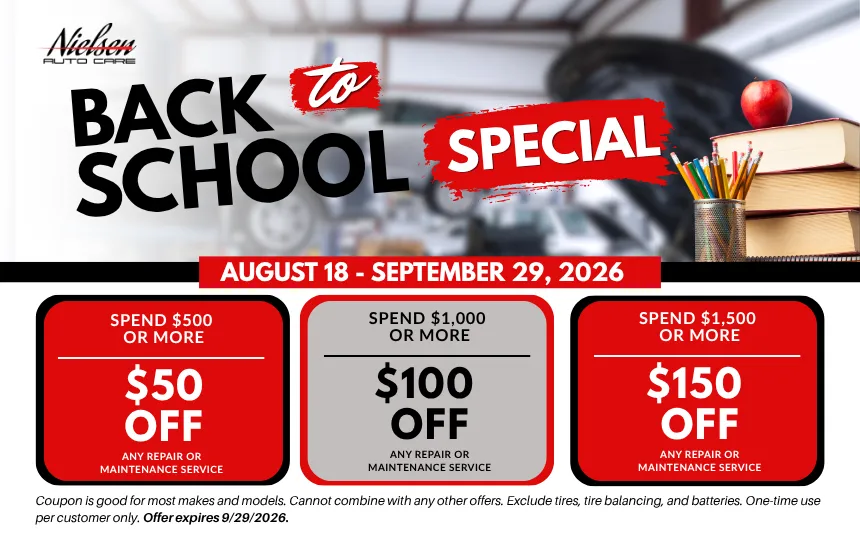 Back to School Auto Care Discounts 2026